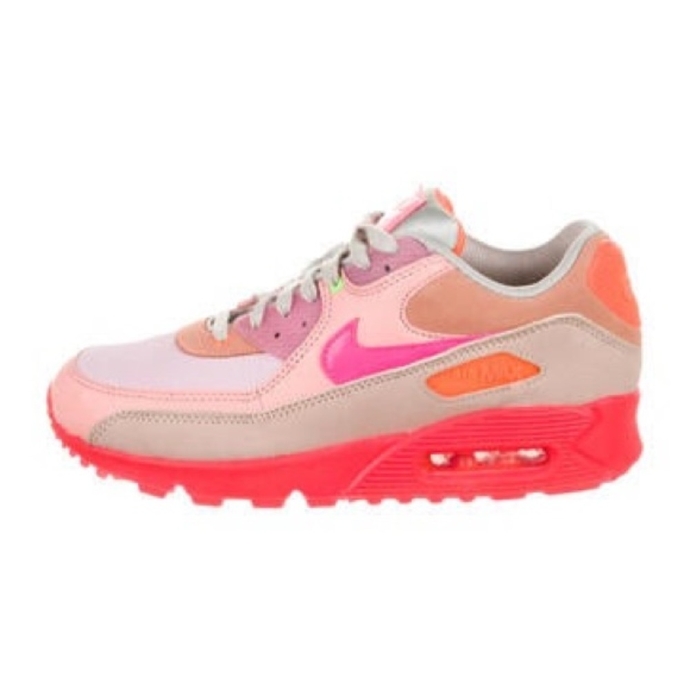 Nike x Atmos Nike Air Max 90 PRM Colorblock Pattern Sneakers
